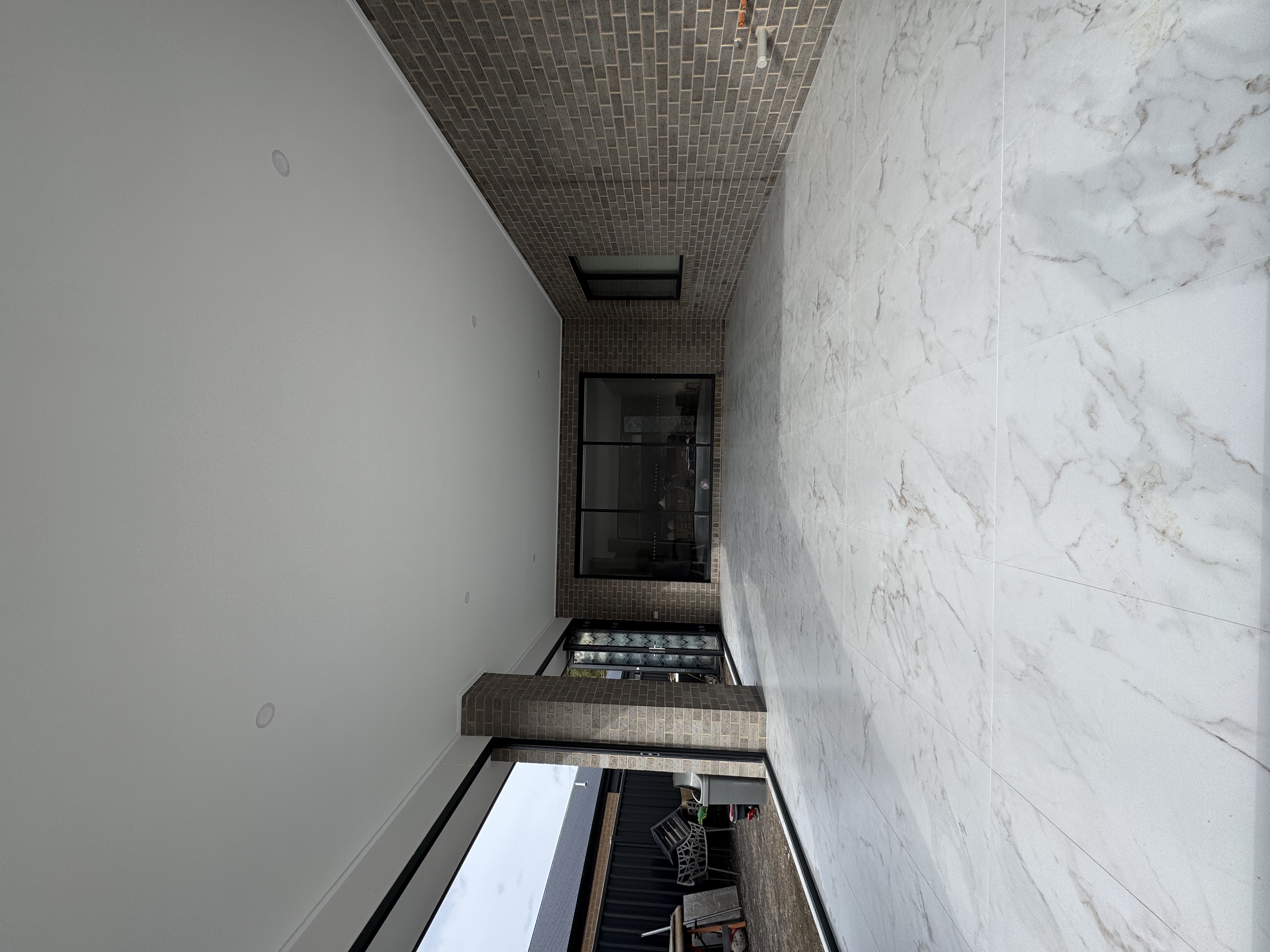 Alfresco outdoor tiling installation