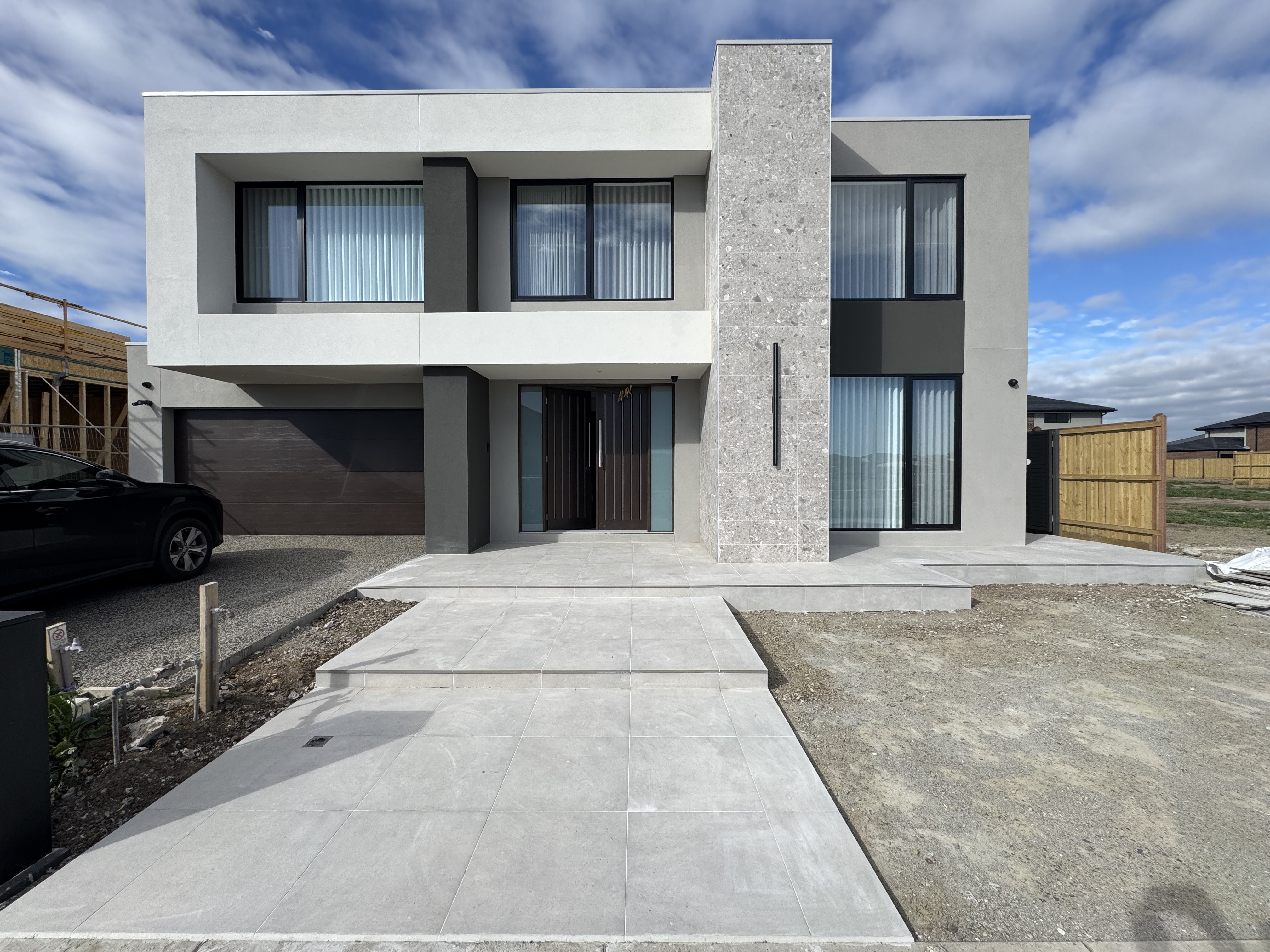 Outdoor porch tiling