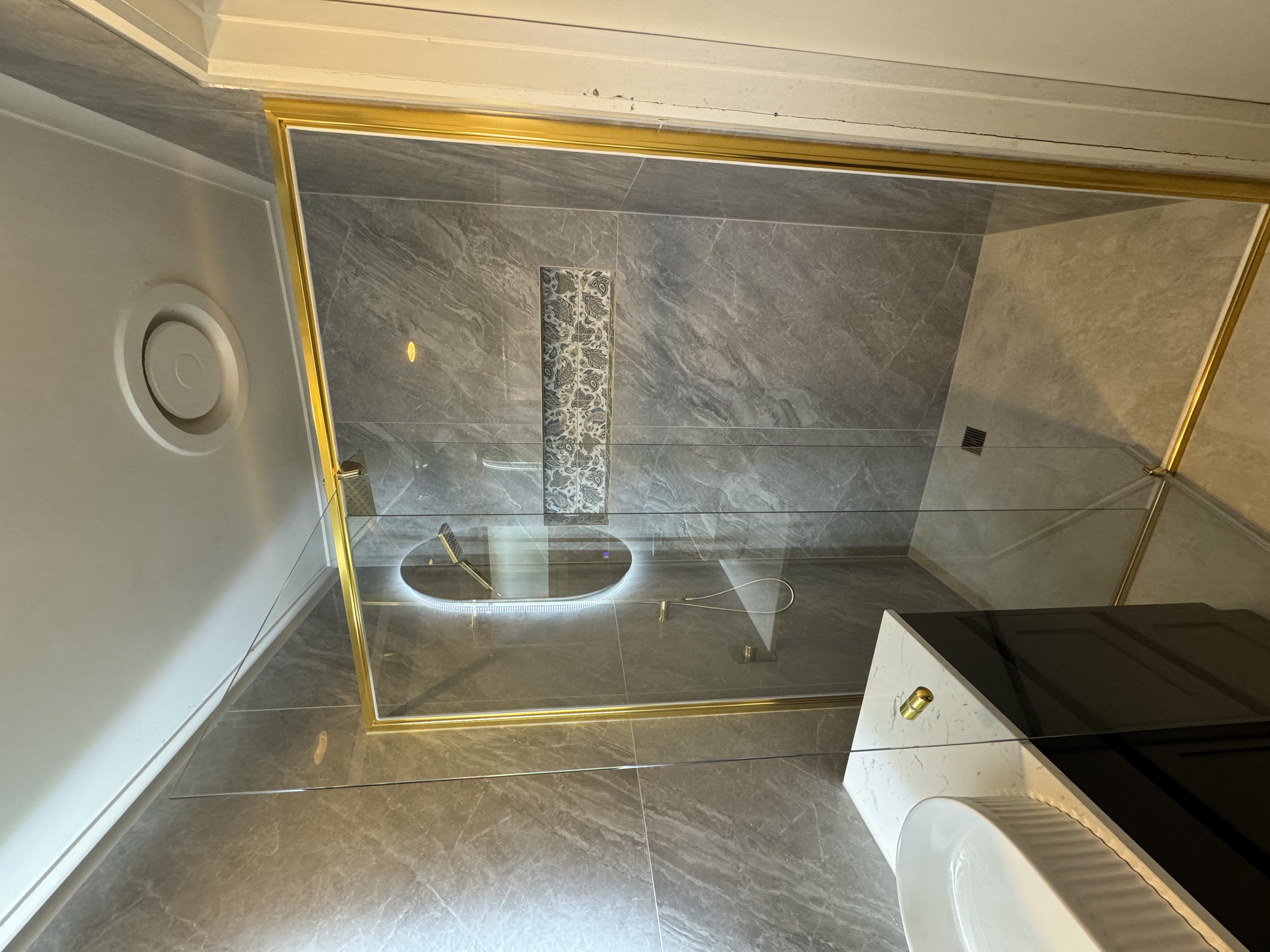 Bathroom renovation tiling